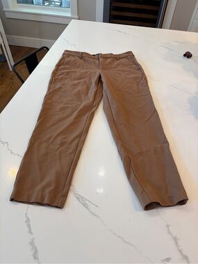 Women’s Slim Tan Chino Pants - Smart Casual Stretch - Size 8/29